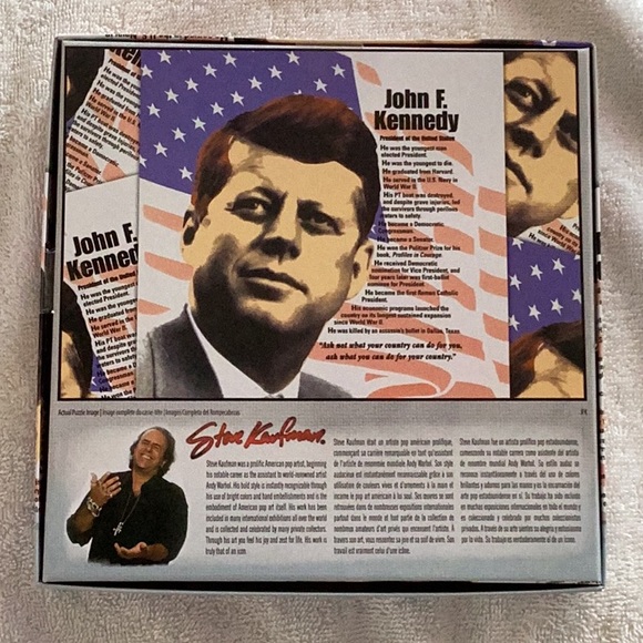 Puzzle - Steve Kaufman “John F. Kennedy” puzzle - Picture 2 of 5